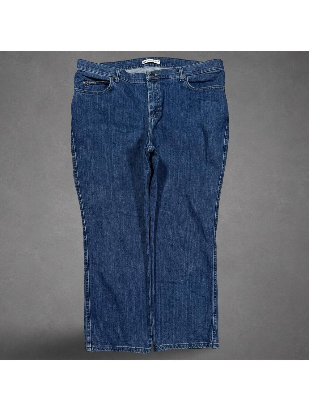 Vintage Lee Relaxed Straight Leg Jeans 20W Petite Medium Wash